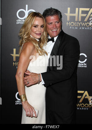 19th annual Hollywood Film Awards mit: Taylor Armstrong, John Bluher wo: Beverly Hills, Kalifornien, Vereinigte Staaten, wann: 2. November 2015 Stockfoto