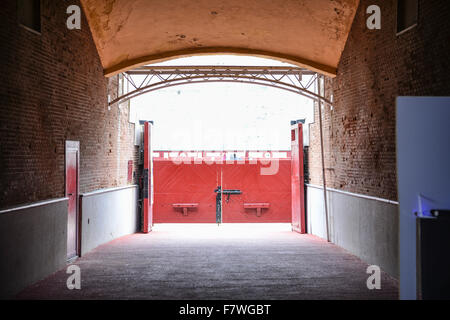 Tor der Stierkampfarena Las Ventas, Madrid, Spanien Stockfoto