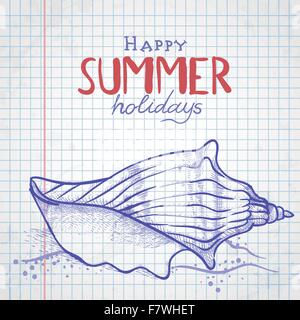 Satz von Hand gezeichnet verschiedene Elemente Stock Vektor