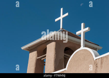 Kirche San Francisco de Asis, Mission der Ranchos de Taos, New Mexico, USA Stockfoto