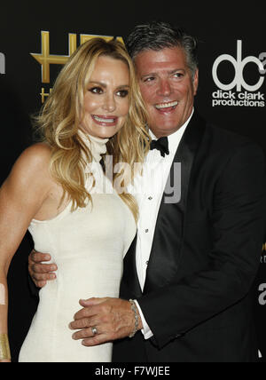 19th annual Hollywood Film Awards mit: Taylor Armstrong, John Bluher wo: Beverly Hills, Kalifornien, Vereinigte Staaten, wann: 2. November 2015 Stockfoto