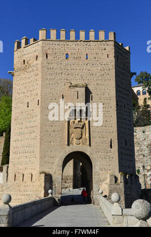 Puente de Alcántara, Toledo, Spanien Stockfoto