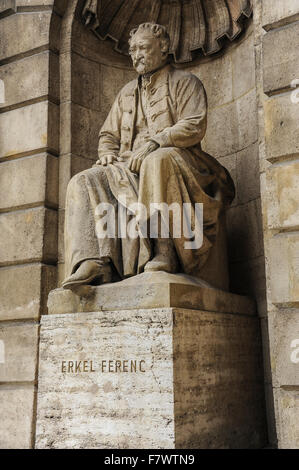 Statue von Erkel Ferenc in Magyar Allami Operahaz, Budapest, Ungarn Stockfoto