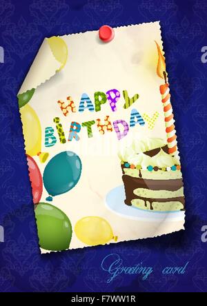 Gruß Kartendesign, Vorlage Stock Vektor