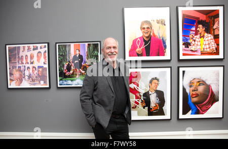 Berlin, Deutschland. 3. Dezember 2015. Fotograf Greg Gorman stellt in seiner "Farbe Works"-Ausstellung im Museum für Fotografie in Berlin, Deutschland, 3. Dezember 2015. Die Ausstellung läuft bis zum 22. Mai 2016. Foto: Jörg CARSTENSEN/Dpa/Alamy Live News Stockfoto