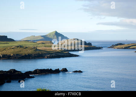 Blick auf Skellig Inseln von Valentia Island; Irland Stockfoto