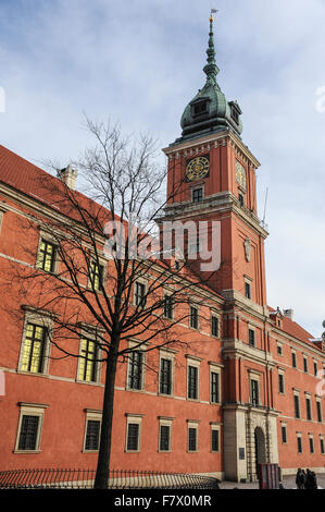 Königsschloss in Plac Zamkowy, Warschau, Polen Stockfoto