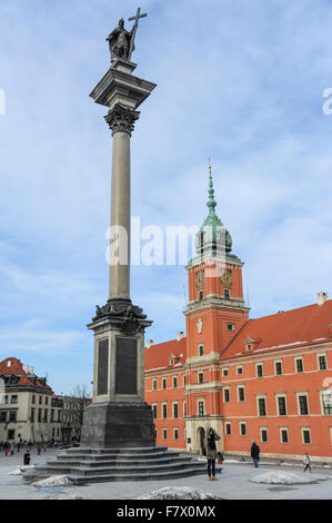 Königsschloss in Plac Zamkowy, Warschau, Polen Stockfoto