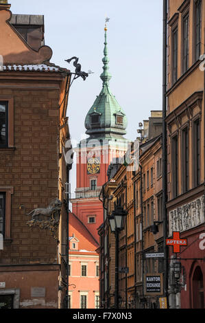 Königsschloss in Plac Zamkowy, Warschau, Polen Stockfoto