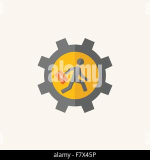Business Flat Icon Stock Vektor