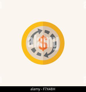 Business Flat Icon Stock Vektor