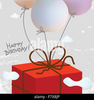 alles Gute zum Geburtstagskarte Stock Vektor