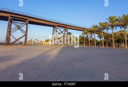 Alte Struktur Bergbau "The English Cable" Kabel Ingles auf Almeria Spanien Stockfoto