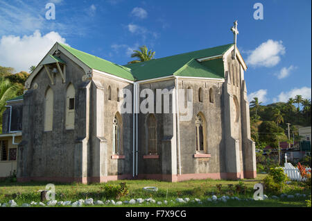 Sacred Heart Church, Levuka (UNESCO Weltkulturerbe), Ovalau, Fidschi Stockfoto