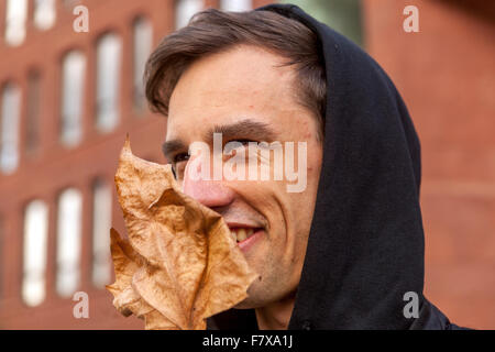 Jonas Cumrik alias Johny Machette ist tschechische Sänger, Vergewaltiger Stockfoto