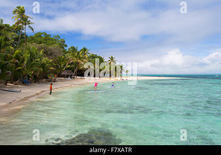 Leleuvia Island, Lomaiviti Inseln, Fidschi Stockfoto
