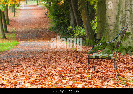 Ein Blick entlang der Promenade, Clifton, Bristol. Stockfoto