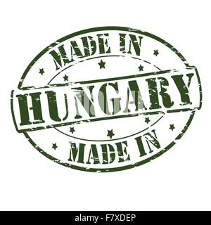 Hergestellt in Ungarn Stock Vektor