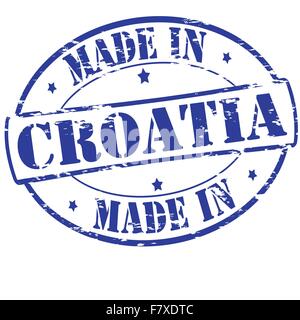 Made in Kroatien Stock Vektor