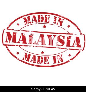 Made in Malaysia Stock Vektor