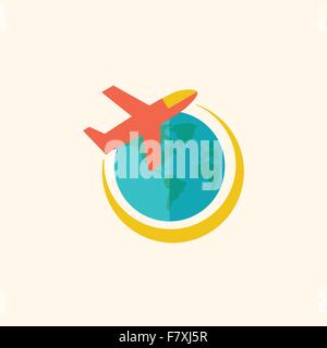 Flache Ebenensymbol Stock Vektor