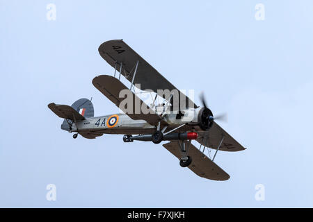 Die Fairey Swordfish-Anzeige auf der 2015 Southport Air Show Stockfoto