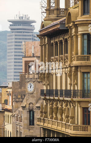 Ansicht der Ciutat Vella, Innenstadt von Barcelona, Katalonien, Spanien Stockfoto