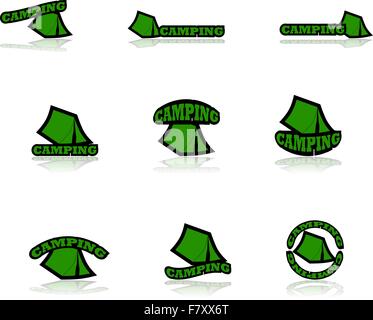 Camping Symbole Stock Vektor