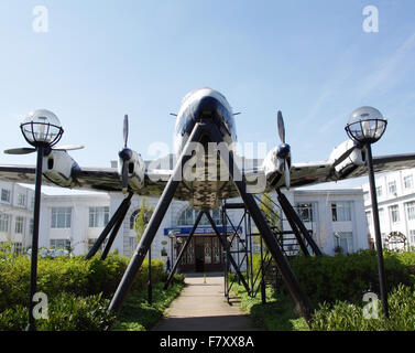 De Havilland Heron Flughafen Croydon, Surrey, England Stockfoto