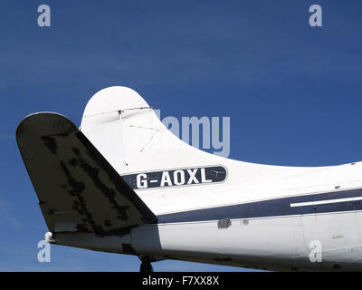 De Havilland Heron Flughafen Croydon, Surrey, England Stockfoto