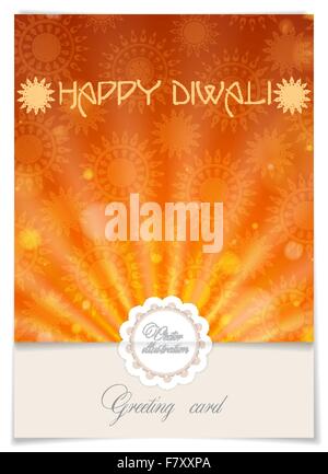 Gruß Kartendesign, Vorlage Stock Vektor