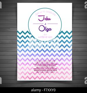 Hochzeitseinladung Stock Vektor