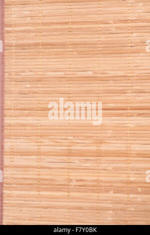 Bambus braun Stroh Textur Hintergrund. Hölzerne Hintergrund Stockfoto