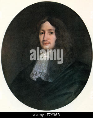 John Dryden, 1631 – 1700.   Englischer Dichter, Literaturkritiker, Übersetzer und Dramatiker, Poet Laureate in 1668 gemacht. Stockfoto