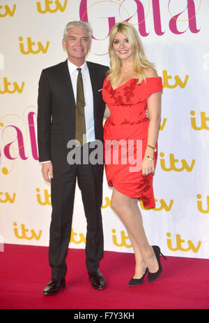 Phillip Schofield und Holly Willoughby bei der ITV-Gala im London Palladium in London Stockfoto