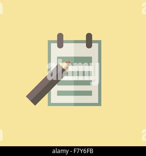 Essay-Symbol Stock Vektor