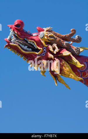 Drache, Chinatown, International District, Seattle, Washington, Vereinigte Staaten von Amerika Stockfoto