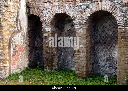 Ruinen von Hadrians Villa (Villa Adriana) in der Nähe von Tivoli - Rom, Italien Stockfoto