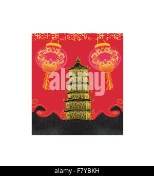 Mid-Autumn Festival für Chinese New Year Stock Vektor