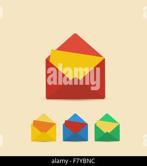 Retro-Umschlag Stock Vektor