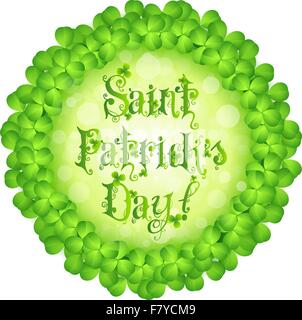 St. Patricks Day Karte Stock Vektor