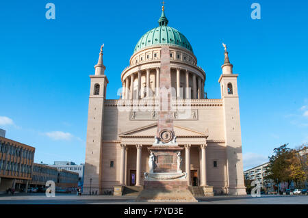Nikolai-Kirche oder Kirche von St. Nikolaus in Potsdam, Deutschland Stockfoto