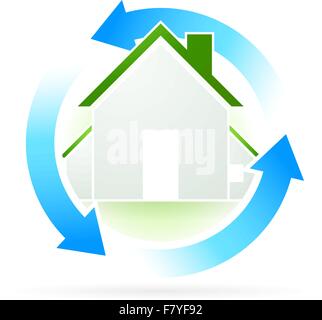 Haus-Symbol Stock Vektor