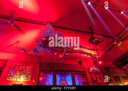 Chapeau Rouge Bar Nachtclub, in der Nähe von Altstädter Ring.  Prag-Tschechien-Europa Stockfoto