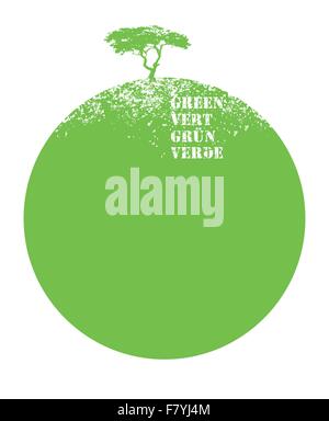 grünes symbol Stock Vektor