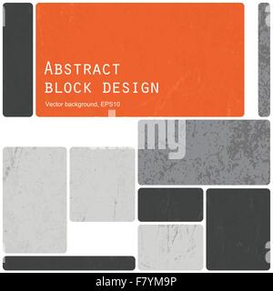 Abstrakte Retro-Blöcke Design-Hintergrund bunt, Vektor Stock Vektor