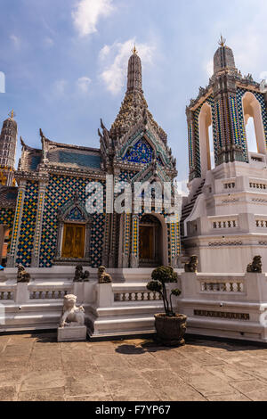 Hor Phra Khanthara Ratte Gebäude am Tempel Wat Phra Kaeo, Bangkok, Thailand. Stockfoto