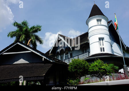 Das ehemalige Haus von General Aung San und seine Tochter Aung San Suu Kyi Stockfoto