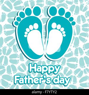 glücklicher Vater, s Tag Gruß Hintergrund Stock Vektor