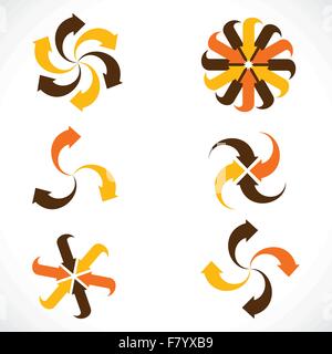 kreative Pfeil Symbol Lager Vektor Stock Vektor